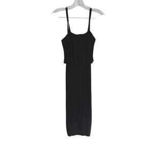 Stunning Bailey 44 Dominicana Midi Bodycon Dress - Black XS